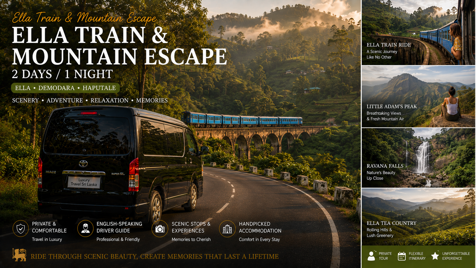 Ella Train & Mountain Escape